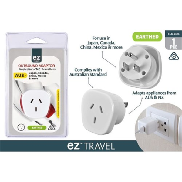 1pce Travel Adaptor AUS to CHINA-USA-CA