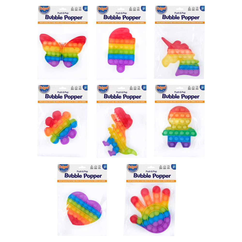 Fidget Pop It Toy – Assorted Designs