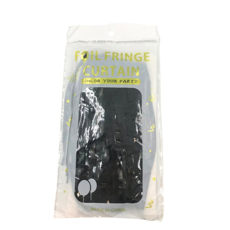 Black Foil Curtain 1x2m