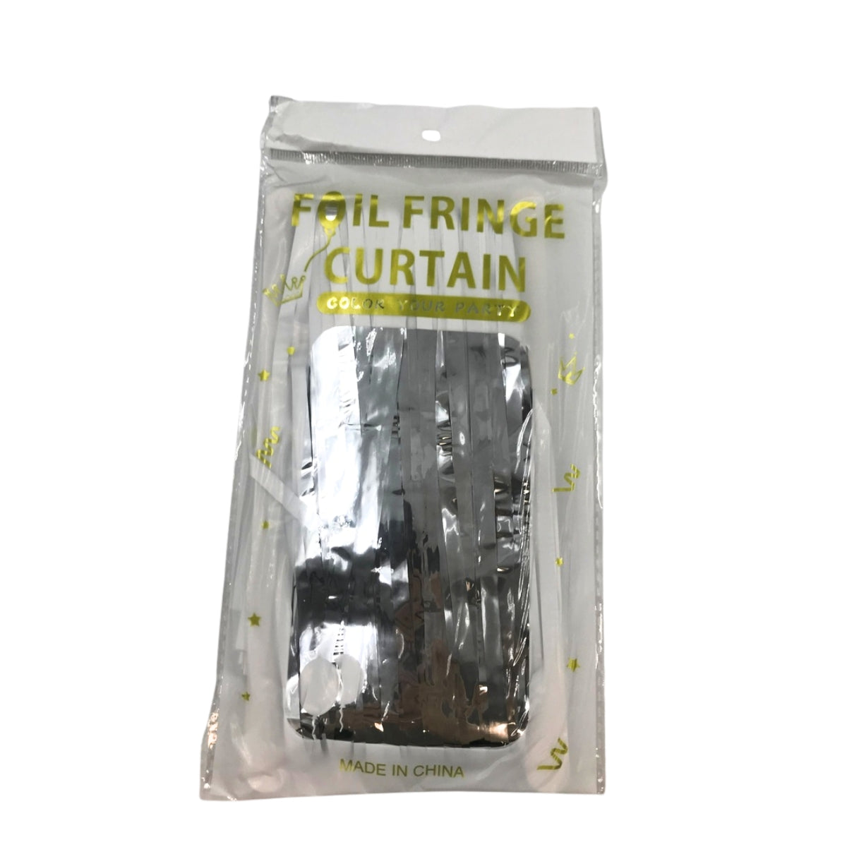 Silver Foil Curtain 1x2m