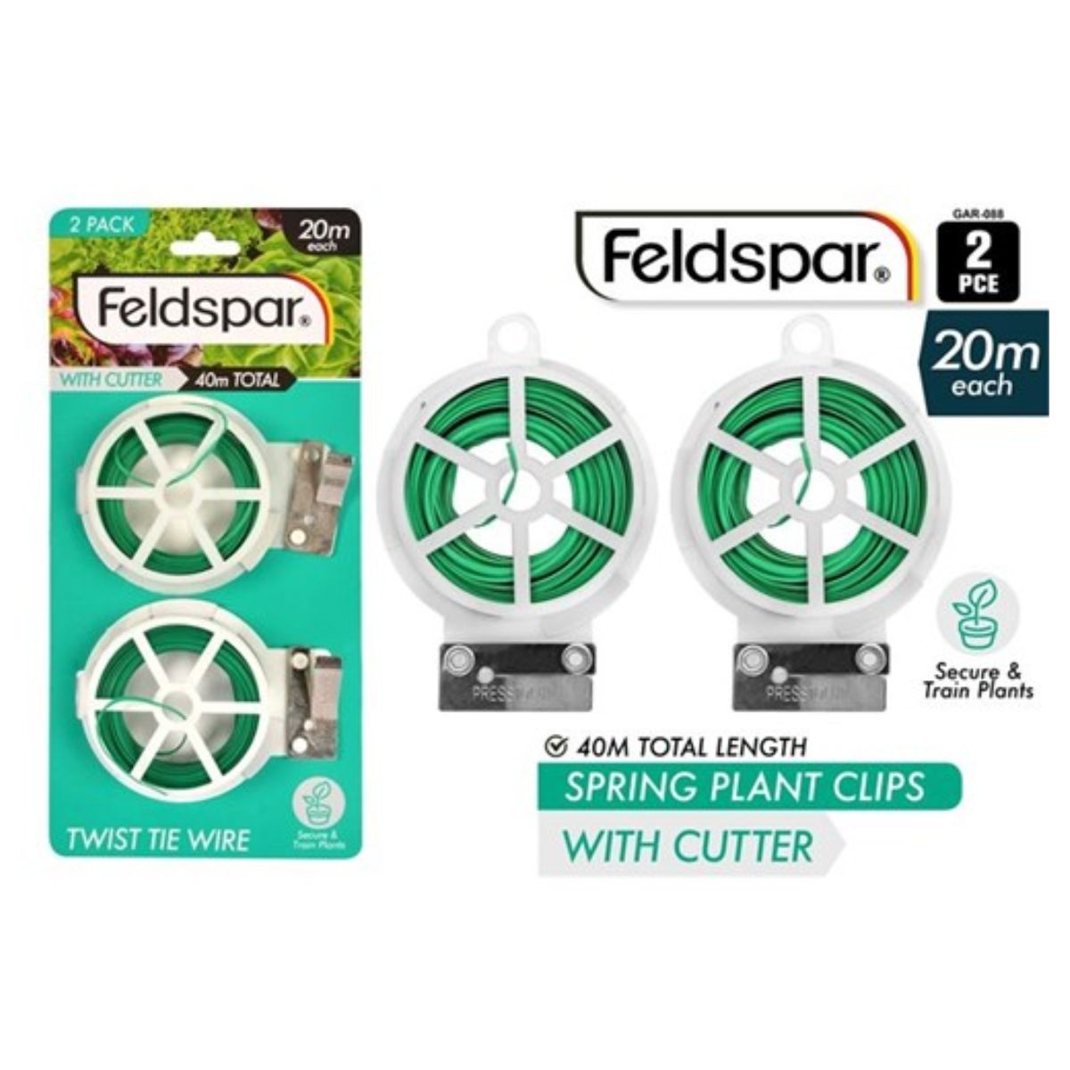 2 Piece Garden Twist Tie Wire – 20 Metres