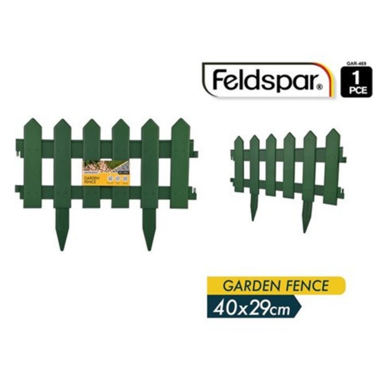 1pce Connectable Plastic Fence 40x29cm