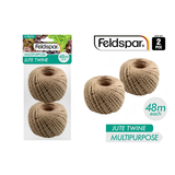 Garden Jute Twine 2mm x 48m – 2 Pack