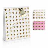 Gift Bag Large Foil Heart 23x18x10cm