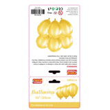 Gold Balloons 10 Pack – Metallic Party Decoration