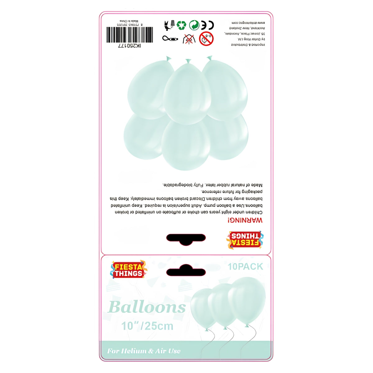 Green Balloons 10 Pack – Macaroon Party Decoration