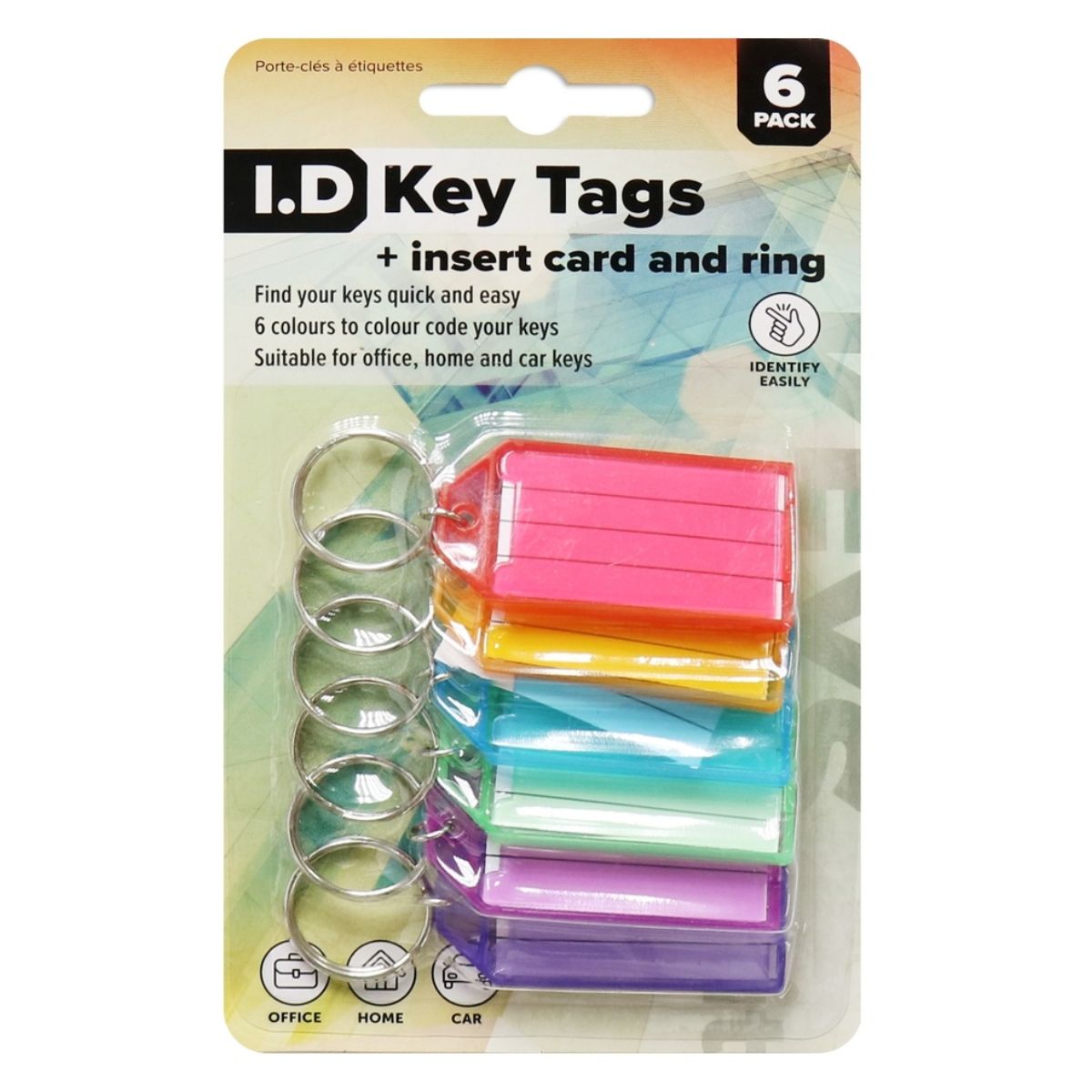Key ID Tags 6 Pack