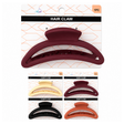 11cm matte arch hair claw clip in assorted colours