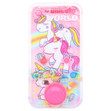 Hand Held Water Skill Game Unicorn 6cm x 11.8cm x 2cm - 3 Assorted