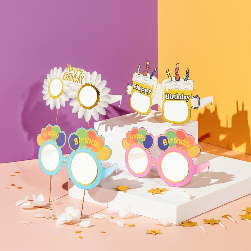 Happy Birthday Party Glasses 6 Pack