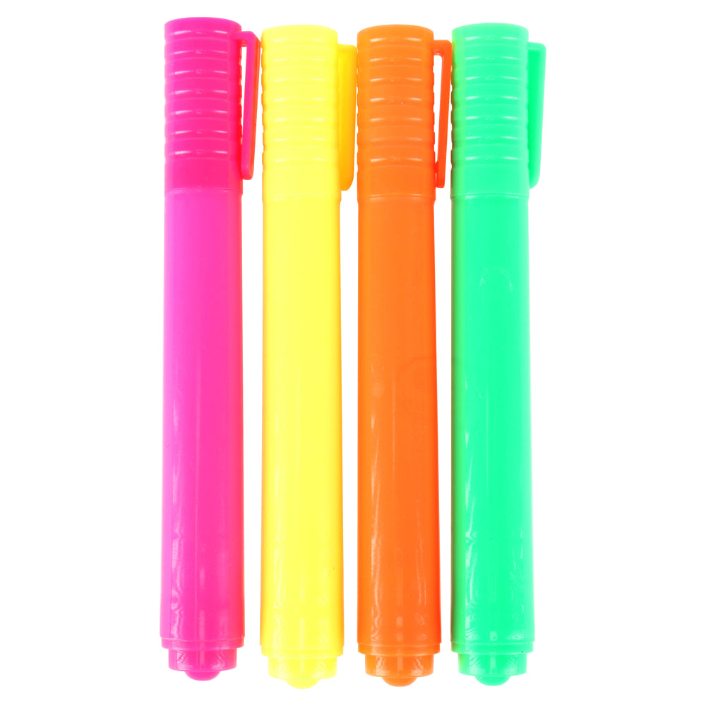 Highlighter Pens 4pk – Assorted Colours