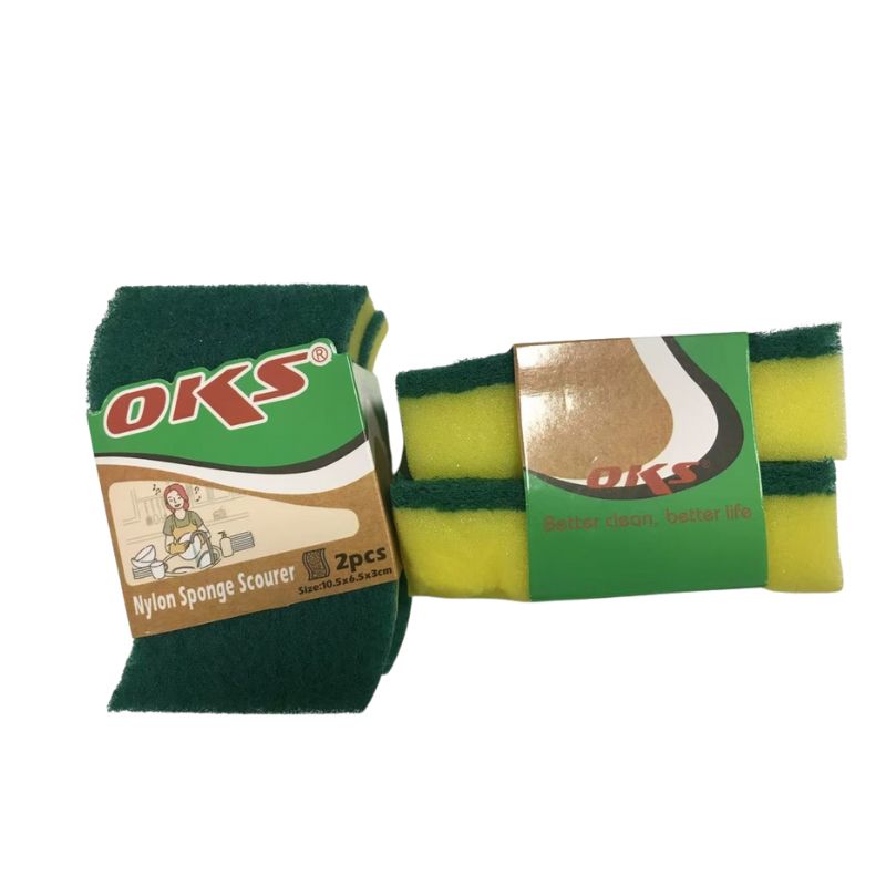 Extra Abrasive Sponge Scourers 2pc