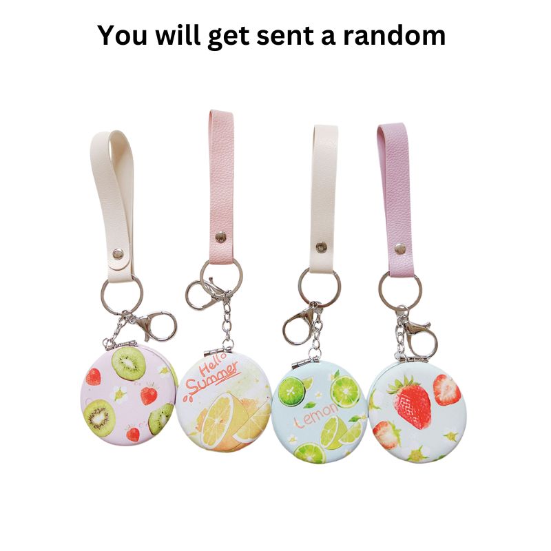 Hand Foldable Mirror with Strap