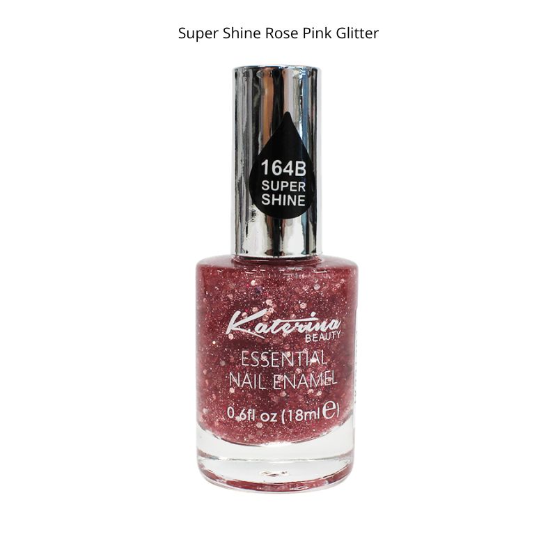 Katerina Nail Polish - Super Shine Rose Pink Glitter