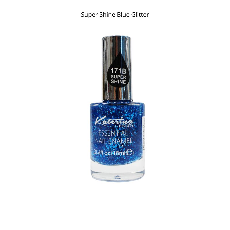 Katerina Nail Polish - Super Shine Blue Glitter