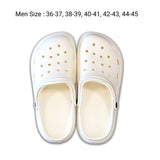 Lightweight EVA Slippers - Men Sizes White