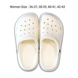Lightweight EVA Slippers - Women Sizes White