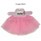 Tutu Skirt 3 Layer 30cm - White