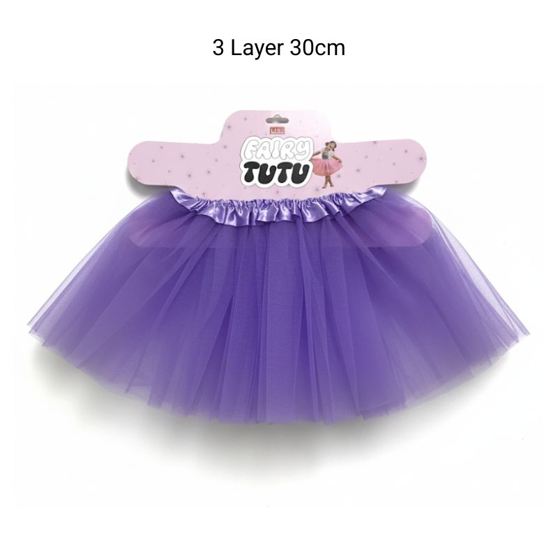 Tutu Skirt 3 Layer 30cm - Purple