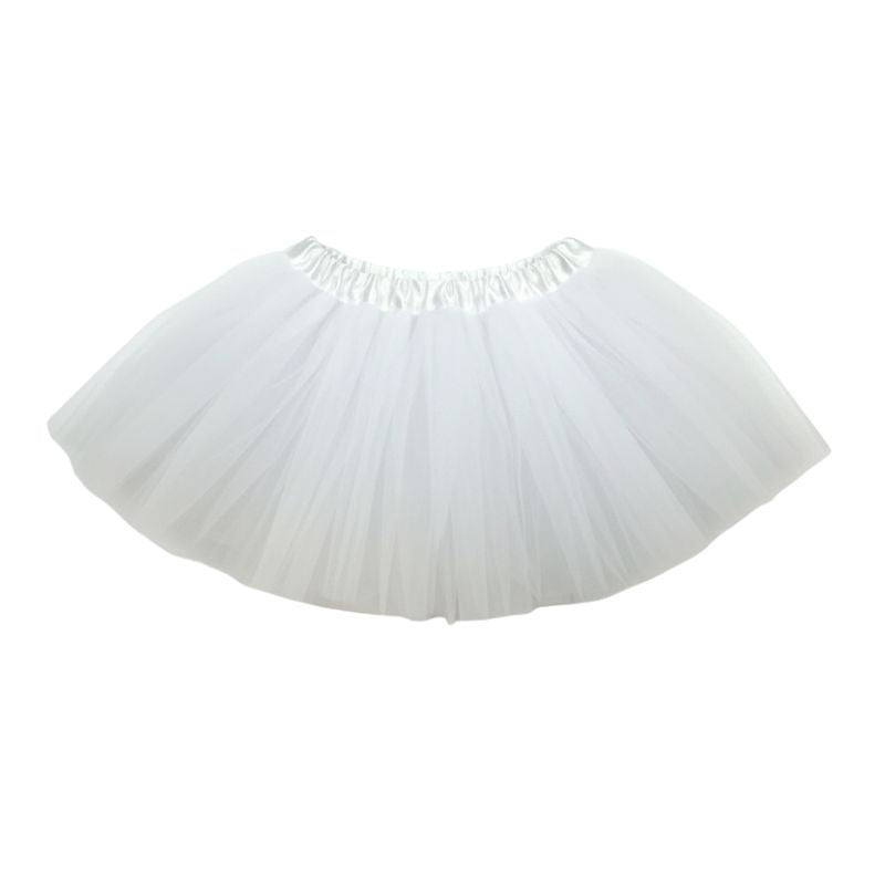 Tutu Skirt 3 Layer 30cm - White