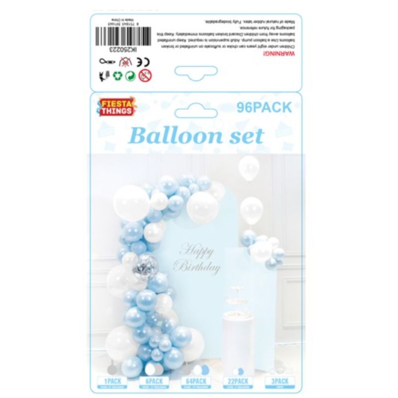 Happy Birthday Balloon Set 96pcs