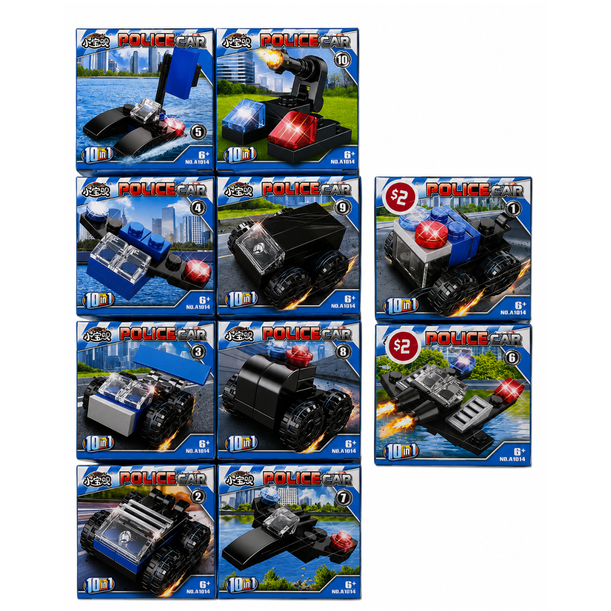 Police Vanguard Mini Building Blocks Toy