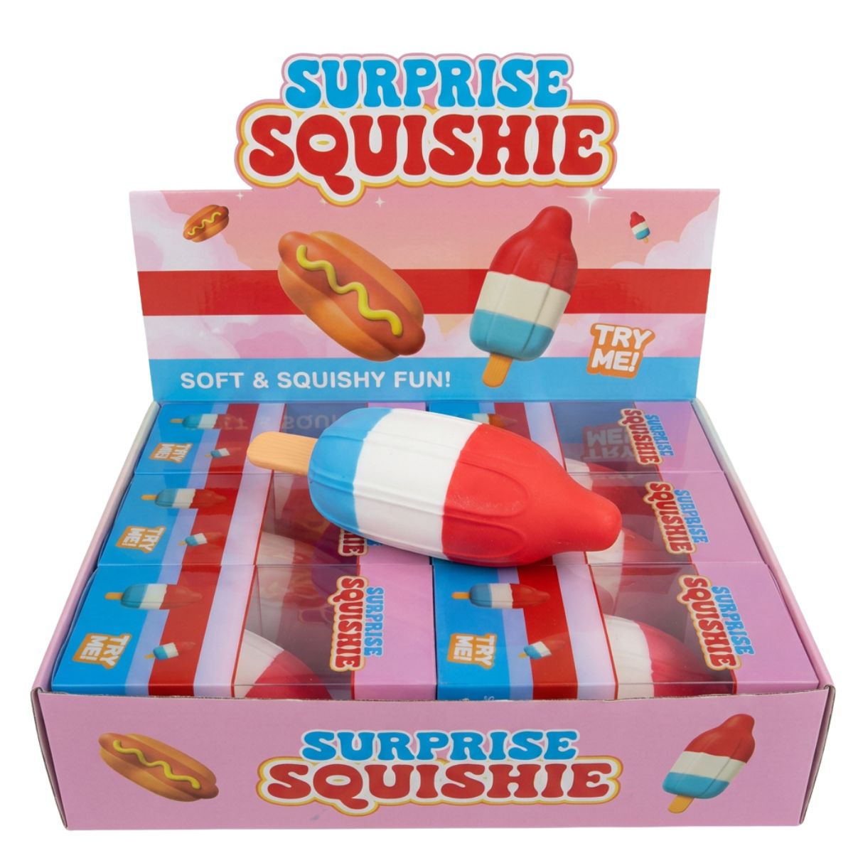 Jumbo Ice Cream Stick Squishy Toy 19cm