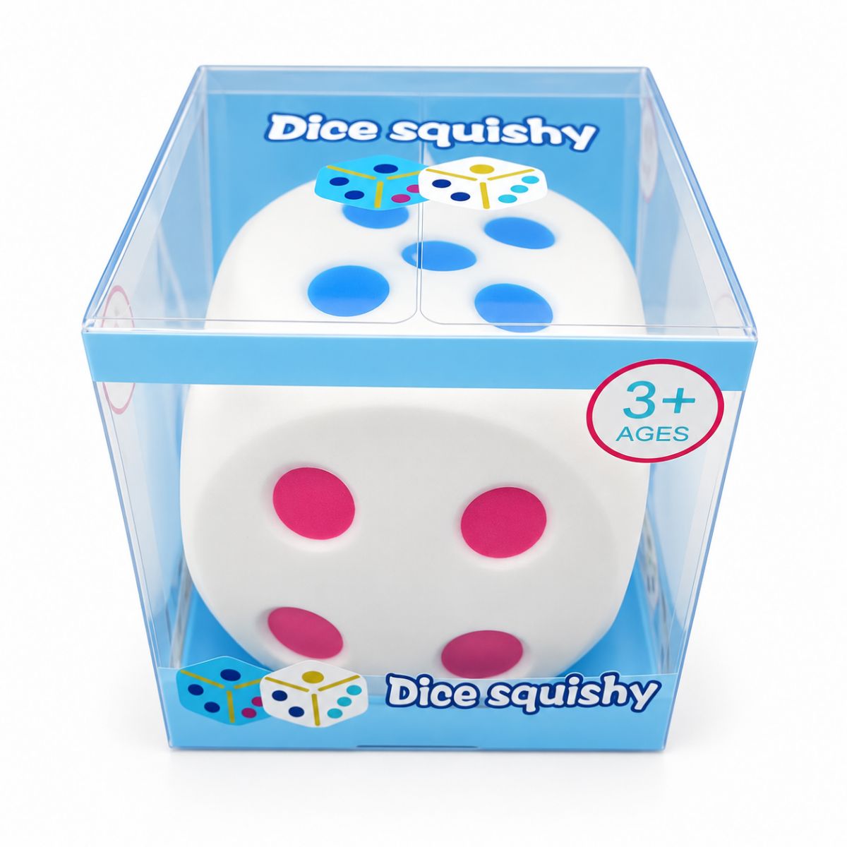 Jumbo Dice Squishy Toy 12cm