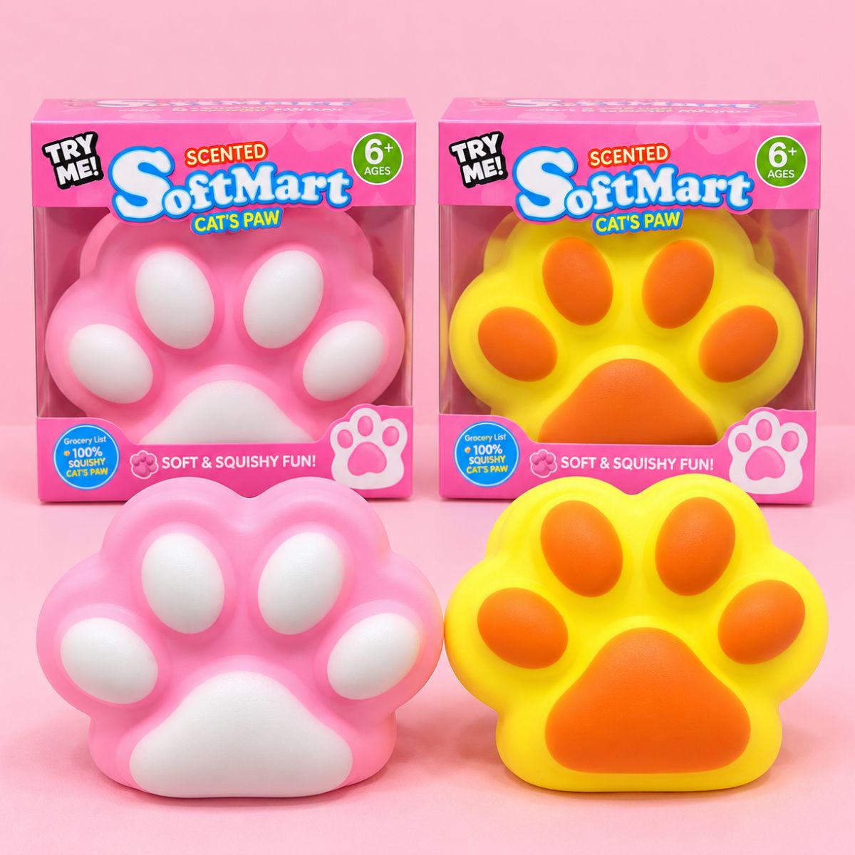 Jumbo Cat Paw Squishy Toy 16cm