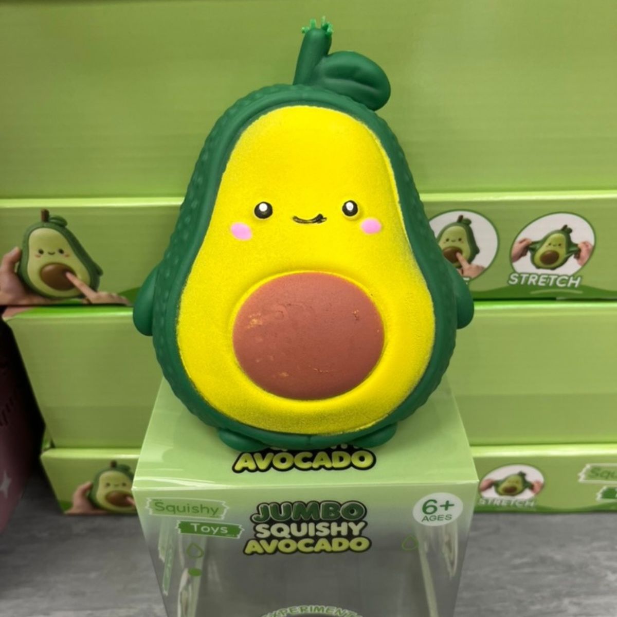 Jumbo Avocado Squishy Toy 15cm