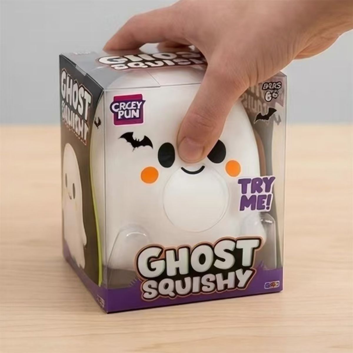 Jumbo Halloween Ghost Squishy Toy – Spooky Sensory Fidget Toy