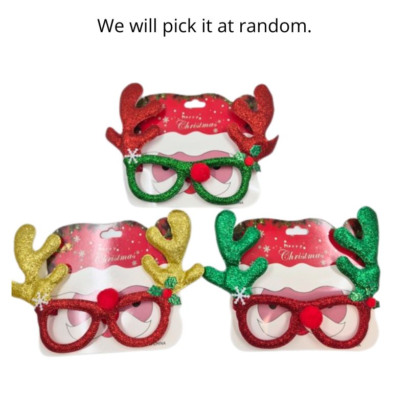 Christmas Novelty Glass - Antlers