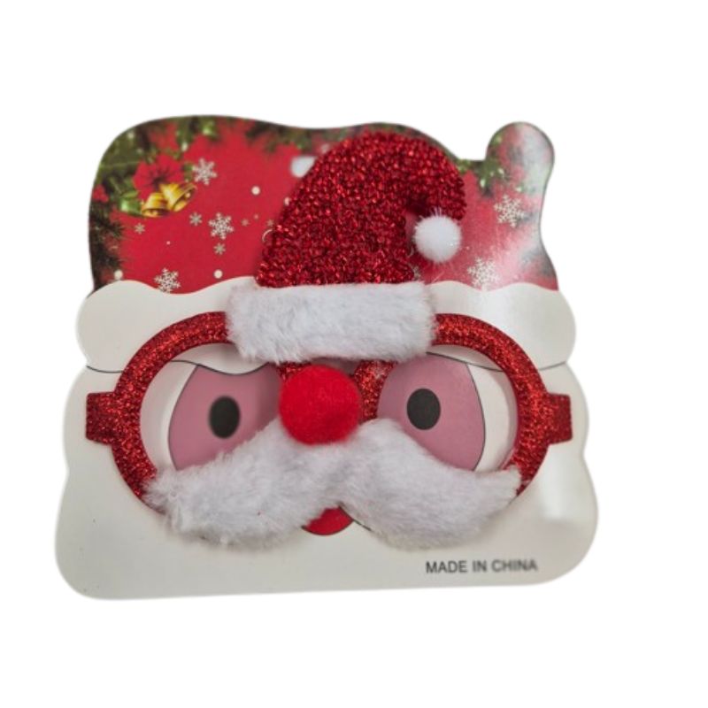 Christmas Novelty Glass - Santa