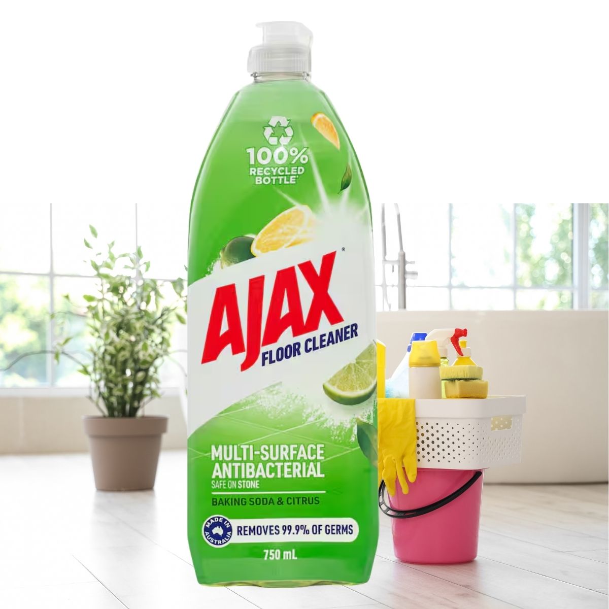 Ajax Floor Cleaner Baking Soda 750mL
