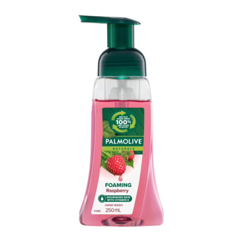 PALMOLIVE 250mL HAND WASH NATURALS FOAMING RASPBERRY