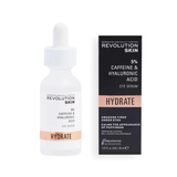 REVOLUTION SKIN 30mL EYE SERUM HYDRATE 5% CAFFEINE AND HYALURONIC ACID