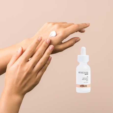 REVOLUTION SKIN 30mL EYE SERUM HYDRATE 5% CAFFEINE AND HYALURONIC ACID