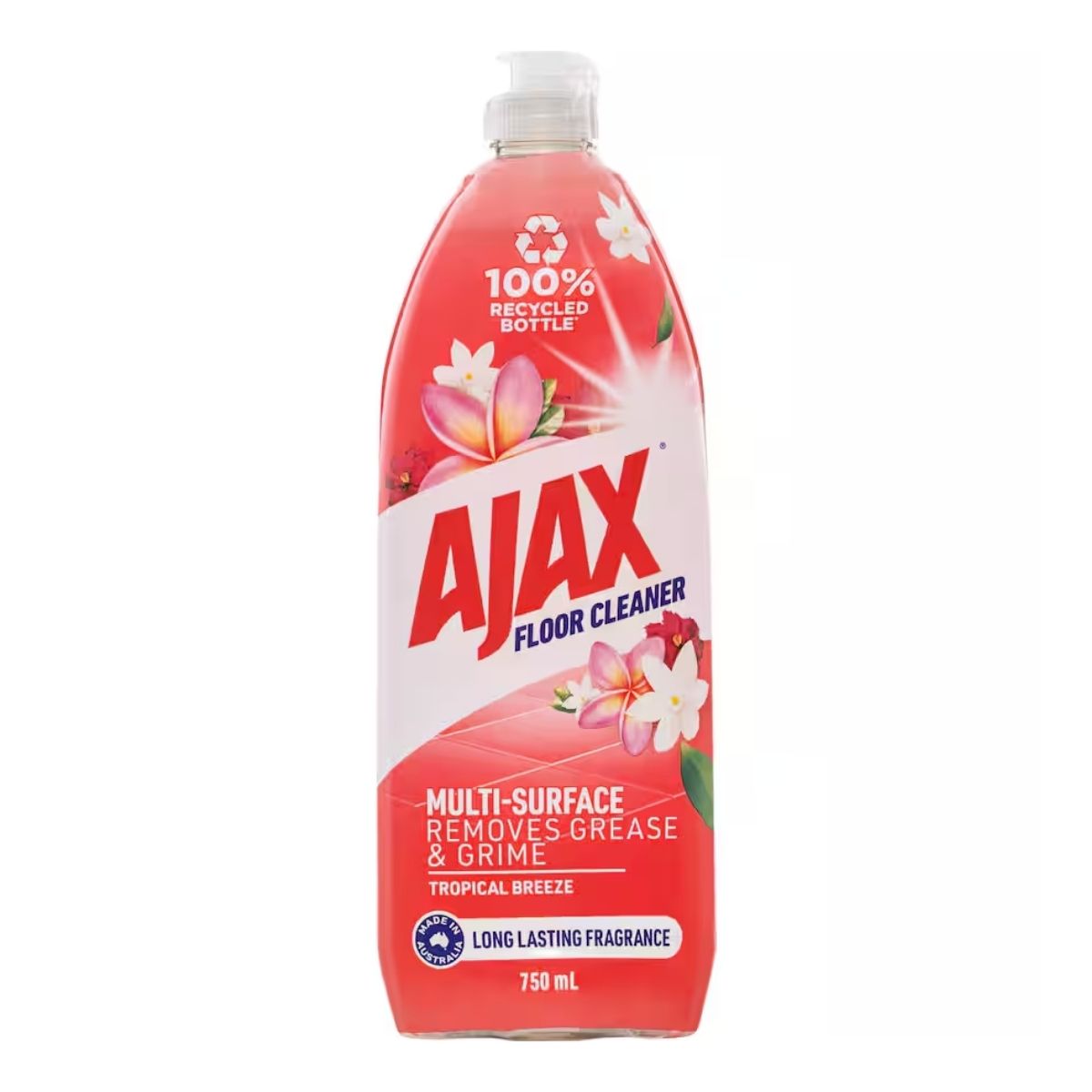 Ajax Floor Cleaner Tropical Breeze Divine Blends 750mL