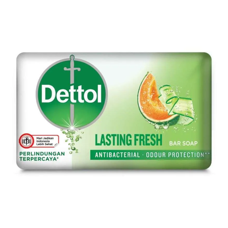 DETTOL 60g SOAP BAR ANTIBACTERIAL LASTING FRESH HONEYDEW AND CUCUMBER