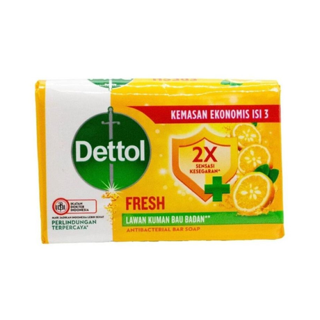 DETTOL 60g SOAP BAR ANTIBACTERIAL FRESH YUZU CITRUS