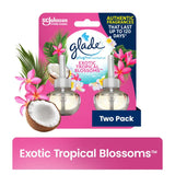 GLADE PK2 x 20ml ELECTRIC SCENTED OIL REFILLS