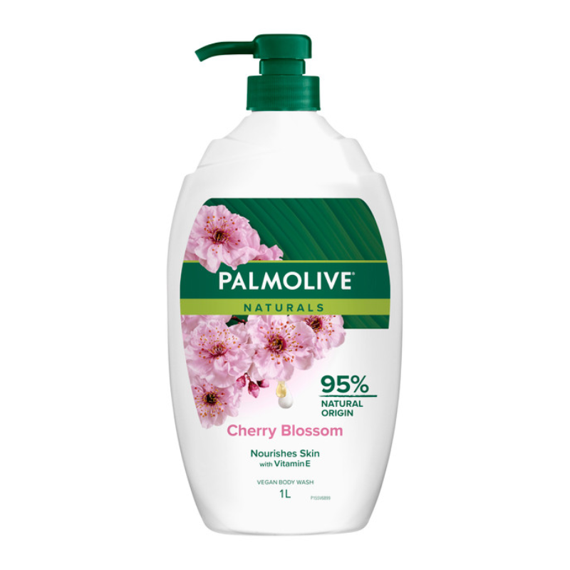 Palmolive Naturals Body Wash Cherry Blossom with Vitamin E 1L
