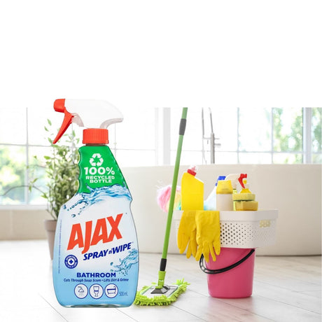 AJAX 500mL SPRAY N WIPE BATHROOM