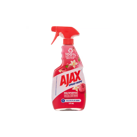 AJAX 475mL SPRAY N WIPE MULTIPURPOSE VANILLA AND BERRIES