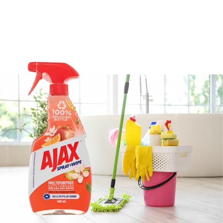 AJAX 500mL SPRAY N WIPE MULTIPURPOSE APPLE BLOSSOM AND CITRUS