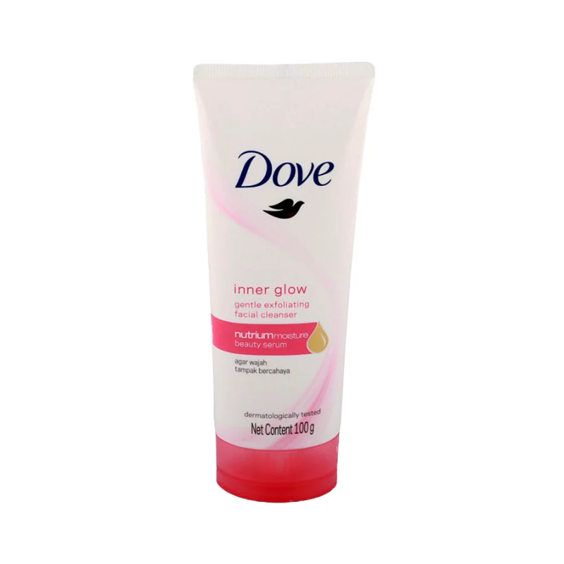 DOVE 100g FACIAL CLEANSER GENTLE EXFOLIATING INNER GLOW