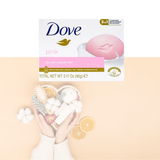 DOVE 90g SOAP PINK 3 IN 1 CLEANSES MOISTURISES NOURISHES