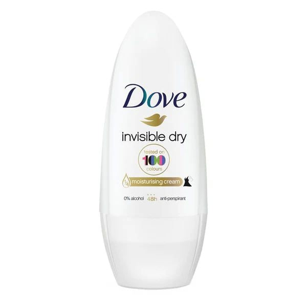 [3 for $12]DOVE 40ml ROLL ON DEODORANT INVISIBLE DRY