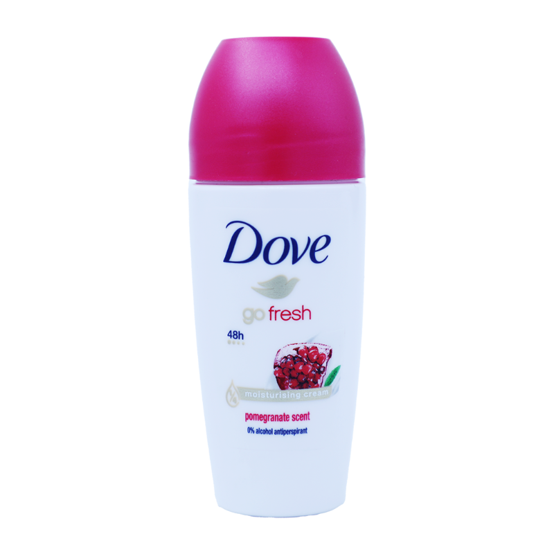 DOVE 50mL ANTIPERSPIRANT ROLL ON ADVANCED CARE 48H GO FRESH POMEGRANATE AND LEMON VERBENA SCENT