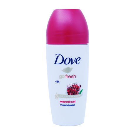 DOVE 50mL ANTIPERSPIRANT ROLL ON ADVANCED CARE 48H GO FRESH POMEGRANATE AND LEMON VERBENA SCENT